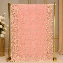 Elegant Blush Pink Saree with Floral Embroidery and Scalloped Border