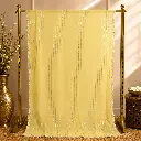 Soft Yellow Striped Saree with Silver Detailing for Wedding, Festive and Party Wear