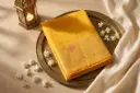 Sunshine Yellow Pure Silk Saree with Woven Zari Border