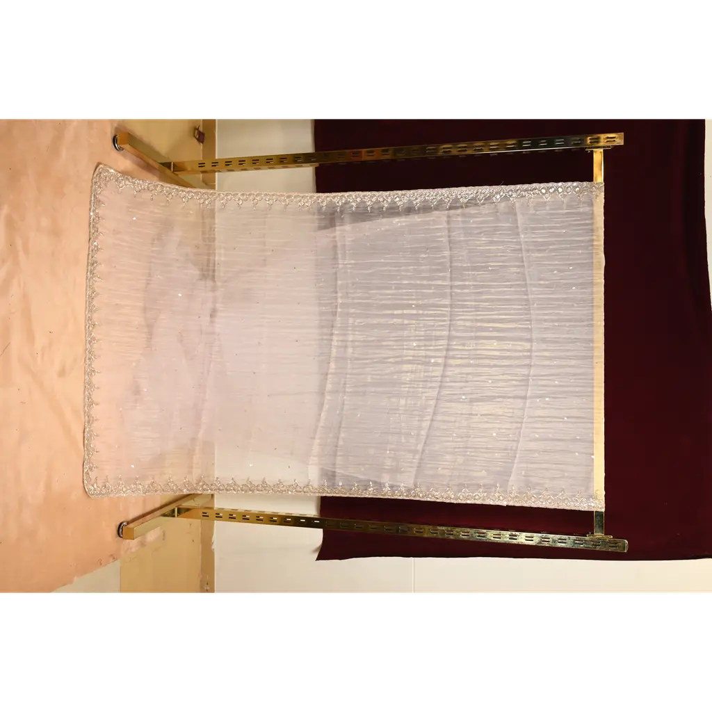 Elegant Embellished Peach Saree with Intricate Sequin Border