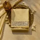 Elegant Pastel Yellow Sequin Embellished Party Wear Saree