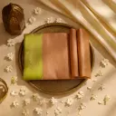 Elegant Olive Green and Copper Zari Woven Silk Saree