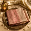 Elegant Pink Banarasi Silk Saree With Intricate Floral Zari Work