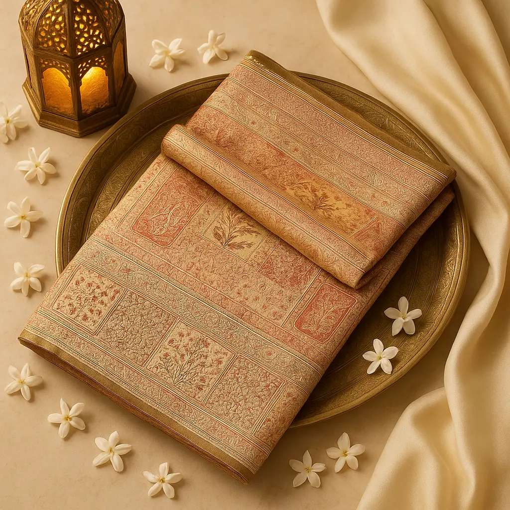 Exquisite Traditional Gold Zari Woven Designer Silk Saree