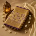 Elegant Royal Purple Zari Woven Silk Saree