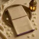 Exquisite Pastel Lavender Silk Saree with Traditional Gold Zari