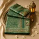 Emerald Green Traditional Silk Saree with Intricate Zari Weaving