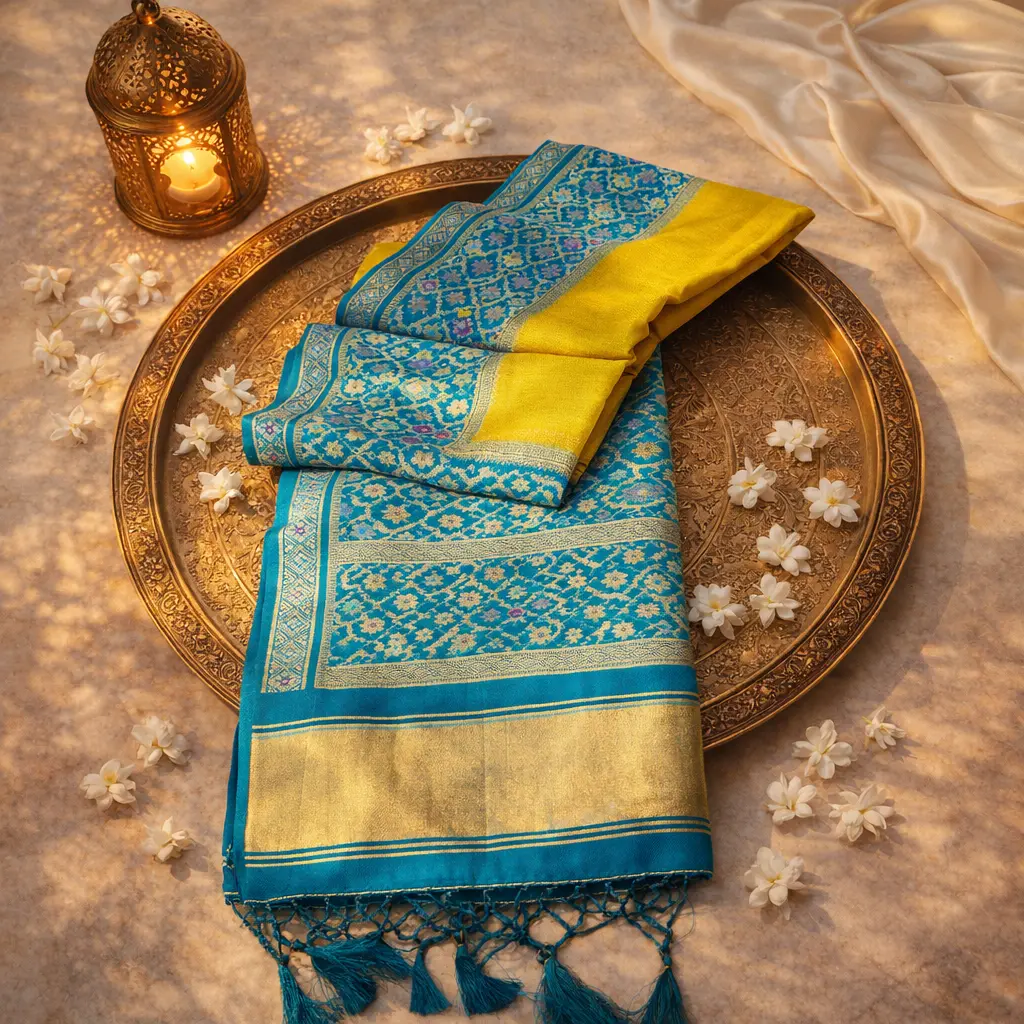 Exquisite Art Silk Lehenga Saree