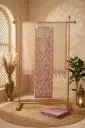 Floral Printed Handloom Silk Unstitched Salwar Suit Material