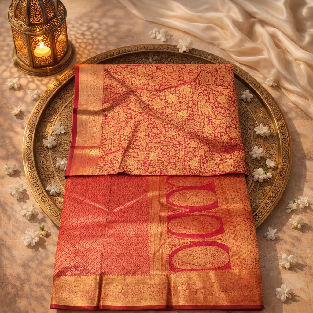 Luxurious Kanchipuram Designer Saree