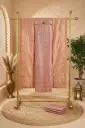 Dusty Rose Banarasi Silk Unstitched Salwar Suit Material
