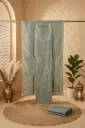 Sage Green Handloom Silk Unstitched Suit Material Set